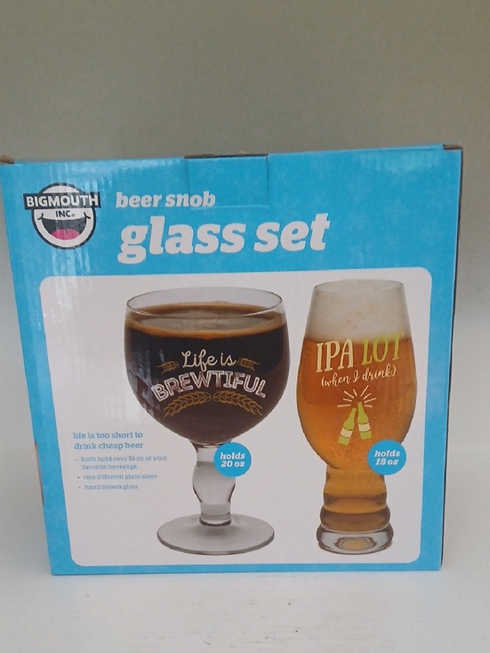 Other - BigMouth Beer Snob Glass Set